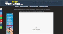 Desktop Screenshot of playcatmario.com